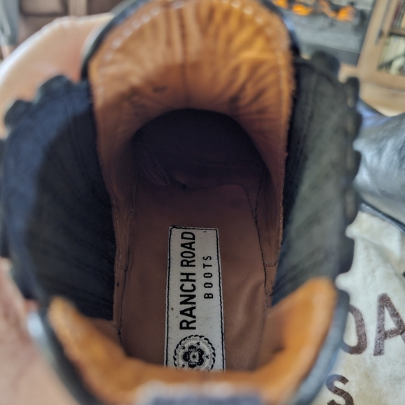 Ranch Road Boots - Authentic - Handmade in Spain - All Leather - Size 5.5 - RARE - Picture 7 of 8